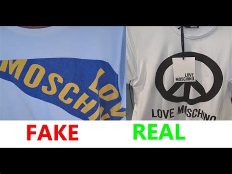 love moschino fake vs real|moschino tees counterfeit.